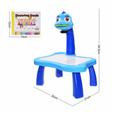 Children LED Projector Drawing Table