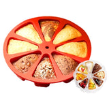8 Cavity Silicone Cake Mold DIY Baking Pastry Scone Pans Tools Cake Mould Oven Bread Pizza Bakeware Cake Mould