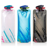 Reusable 700mL Sports Travel Portable Collapsible Folding Drink Water Bottle