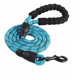 Large Dog Reflective Rope Durable Large Dog Leash Walking Big Dog Collar Strengthen Traction Harness Round Nylon Medium Dog Lead