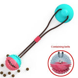 Pet Dog Toys Silicon Suction Cup Tug dog toy Dogs Push Ball Toy Pet Tooth Cleaning Dog Toothbrush for Puppy large Dog Biting Toy