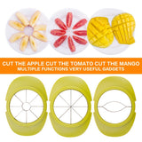 Multi option fruit slicer