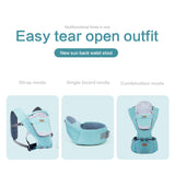 Baby side saddle or hand free carrier