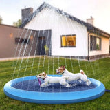 Outdoor Pet and Kid Fountain Sprinkler Mat