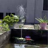 Dropshipping MINI Solar Powered Floating Bird Bath Water Panel Fountain Pump Garden Pond Pool
