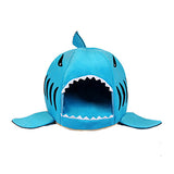 Soft Pet Cushion Dog House Shark