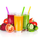 Reusable Silicone Straws Set