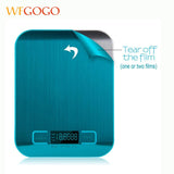 Digital Multi-function Food Kitchen Scale,Stainless Steel,11lb 5kg Stainless Steel Platform with LCD Display (Silver)