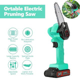 24V Rechargeable MINI Electric Chainsaw  Wood Cutting Lithium Chainsaw Bracket Adjustable Universal Chain Saw Battery-Powered