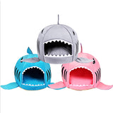 Soft Pet Cushion Dog House Shark