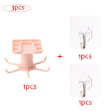 Kitchen Rotary Hook Wall Mounted Kitchenware Storage Rack