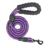 Large Dog Reflective Rope Durable Large Dog Leash Walking Big Dog Collar Strengthen Traction Harness Round Nylon Medium Dog Lead