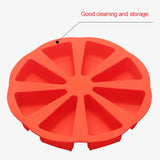 8 Cavity Silicone Cake Mold DIY Baking Pastry Scone Pans Tools Cake Mould Oven Bread Pizza Bakeware Cake Mould