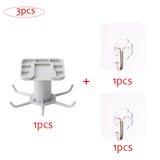 Kitchen Rotary Hook Wall Mounted Kitchenware Storage Rack