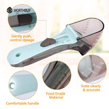 WORTHBUY Creative Adjustable Measuring Spoons With Scale Plastic Measuring Scoops For Baking Accessories Kitchen Measuring Tools
