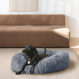 Round Long Plush Dog Beds for Large Dogs Winter Pet Products Cushion Super Soft Fluffy Comfortable Cat Mat Supplies Accessories