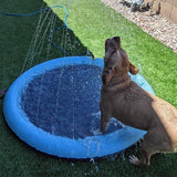 Outdoor Pet and Kid Fountain Sprinkler Mat
