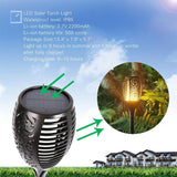 LED Solar Flame Lights Outdoor IP65 Waterproof Led Solar Garden Light Flickering Flame Torches Lamp for Courtyard Garden Balcony