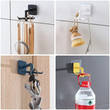 Kitchen Hook Organizer Rack 360 Degrees Rotatable