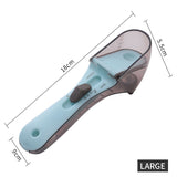 WORTHBUY Creative Adjustable Measuring Spoons With Scale Plastic Measuring Scoops For Baking Accessories Kitchen Measuring Tools