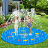 Outdoor Pet and Kid Fountain Sprinkler Mat