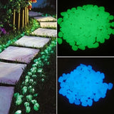 Glow In The Dark Luminous Garden Pebbles [10 pcs]