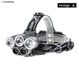 Gearzii "Monster"LED Headlamp 15000 Lumens 5 CREE LED XML