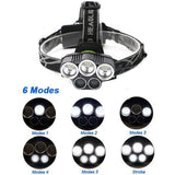 Gearzii "Monster"LED Headlamp 15000 Lumens 5 CREE LED XML