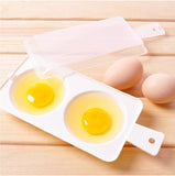 1pc Useful Two Eggs Microwave Omelet Cooker Pan