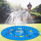 Outdoor Pet and Kid Fountain Sprinkler Mat