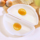 1pc Useful Two Eggs Microwave Omelet Cooker Pan