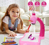 Children LED Projector Drawing Table