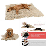 Plush dog beds for large dog in dog Winter cat Bed Mat Soft Pet long plush Dog Kennel pet blanket dog house bed