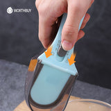 WORTHBUY Creative Adjustable Measuring Spoons With Scale Plastic Measuring Scoops For Baking Accessories Kitchen Measuring Tools