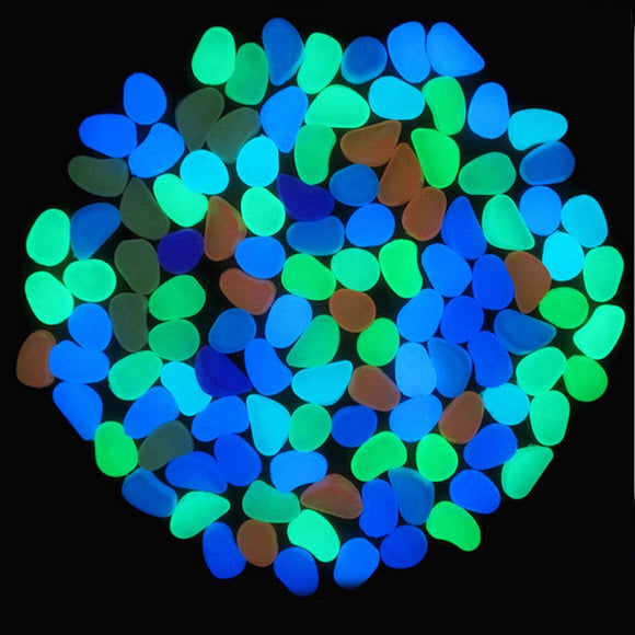 Glow In The Dark Luminous Garden Pebbles [10 pcs]