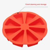 8 Cavity Silicone Cake Mold DIY Baking Pastry Scone Pans Tools Cake Mould Oven Bread Pizza Bakeware Cake Mould