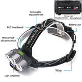 Gearzii "Monster"LED Headlamp 15000 Lumens 5 CREE LED XML