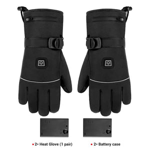 Waterproof + Heated Motorcycle Gloves