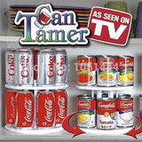 Tier Can Tamer Food Beverage Can Carouse Fridge Space Saver Organizer