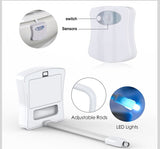 Color changing LED toilet bowl light