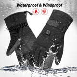 Waterproof + Heated Motorcycle Gloves