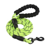 Large Dog Reflective Rope Durable Large Dog Leash Walking Big Dog Collar Strengthen Traction Harness Round Nylon Medium Dog Lead