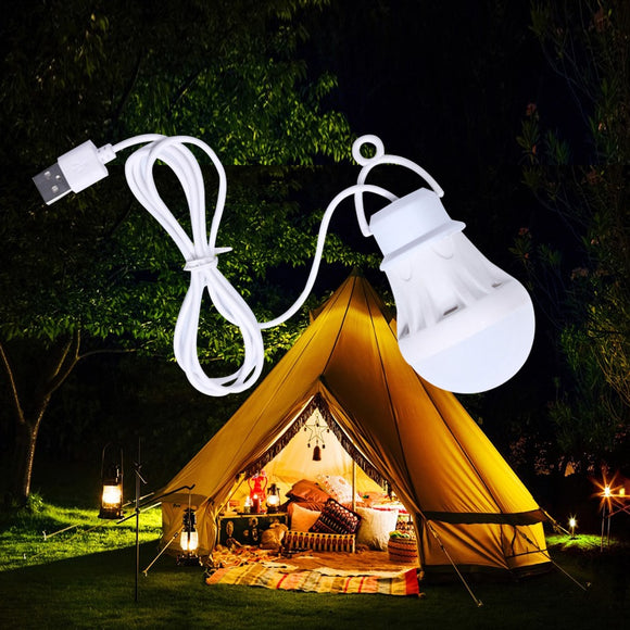 LED Lantern Portable Camping Lamp Mini Bulb 5V LED USB Power Book Light LED Reading Student Study Table Lamp Super Birght